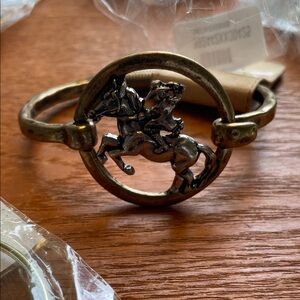 Equestrian Themed Gold Bracelet